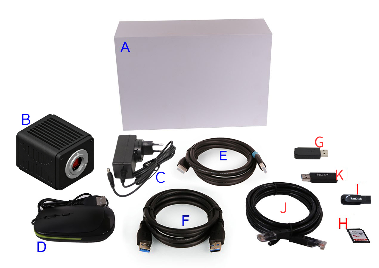 X8FCAM4K Series Package Contents