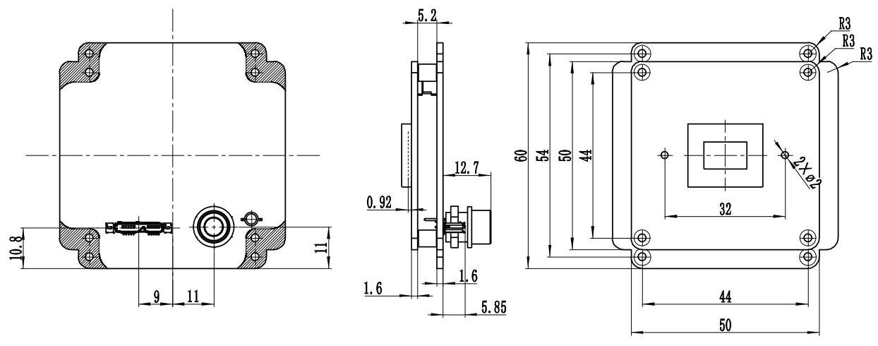 IUA Camera Dimensions