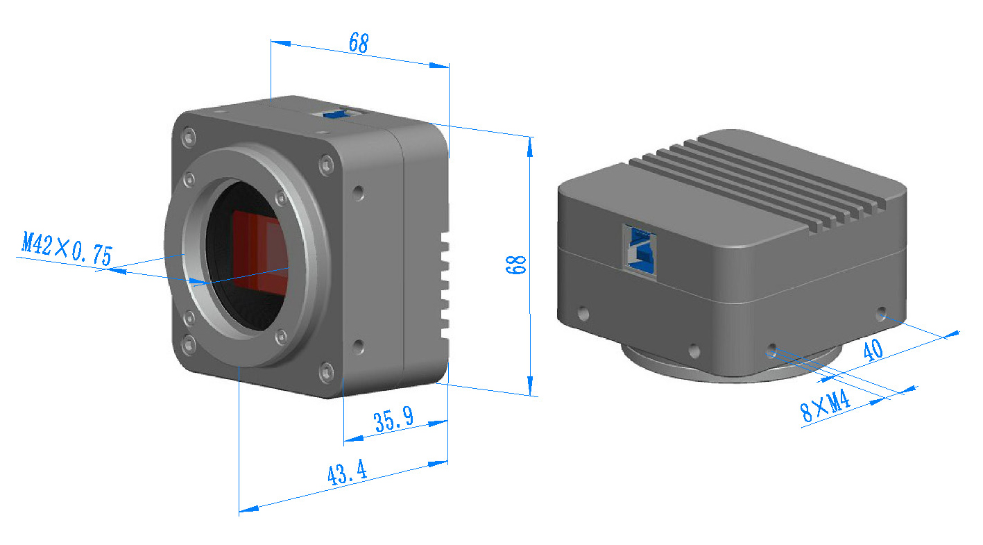 BIGEYE Camera Dimensions