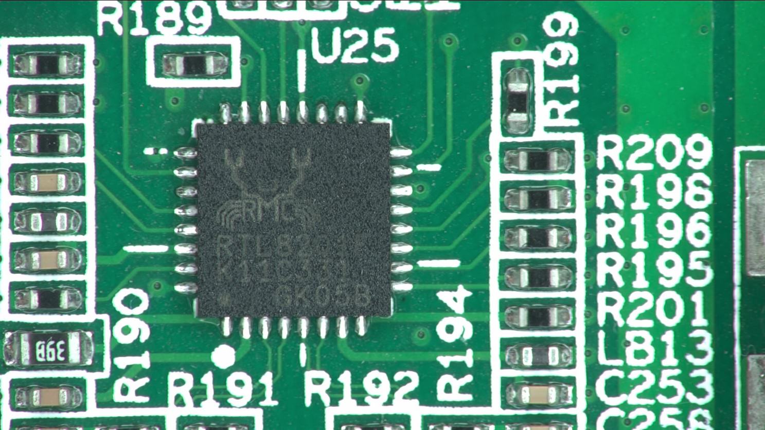 PCB captured with AFDM101 at 10X