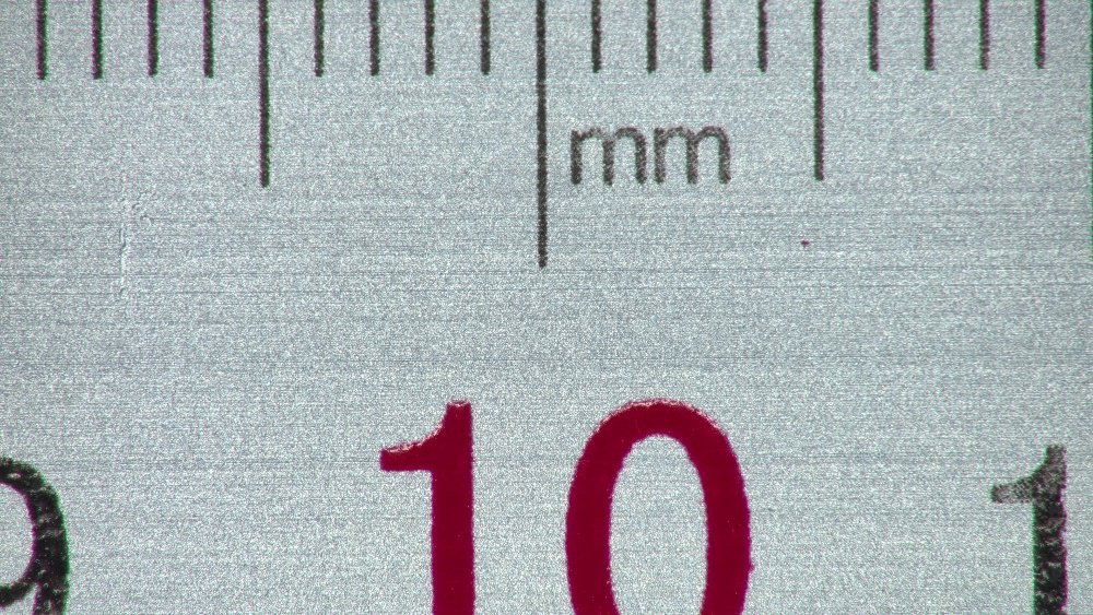 Ruler Captured with AFDM411 at 10X